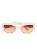 CHANEL Pre-Owned 2000-2020s rectangle-frame sunglasses - Pink