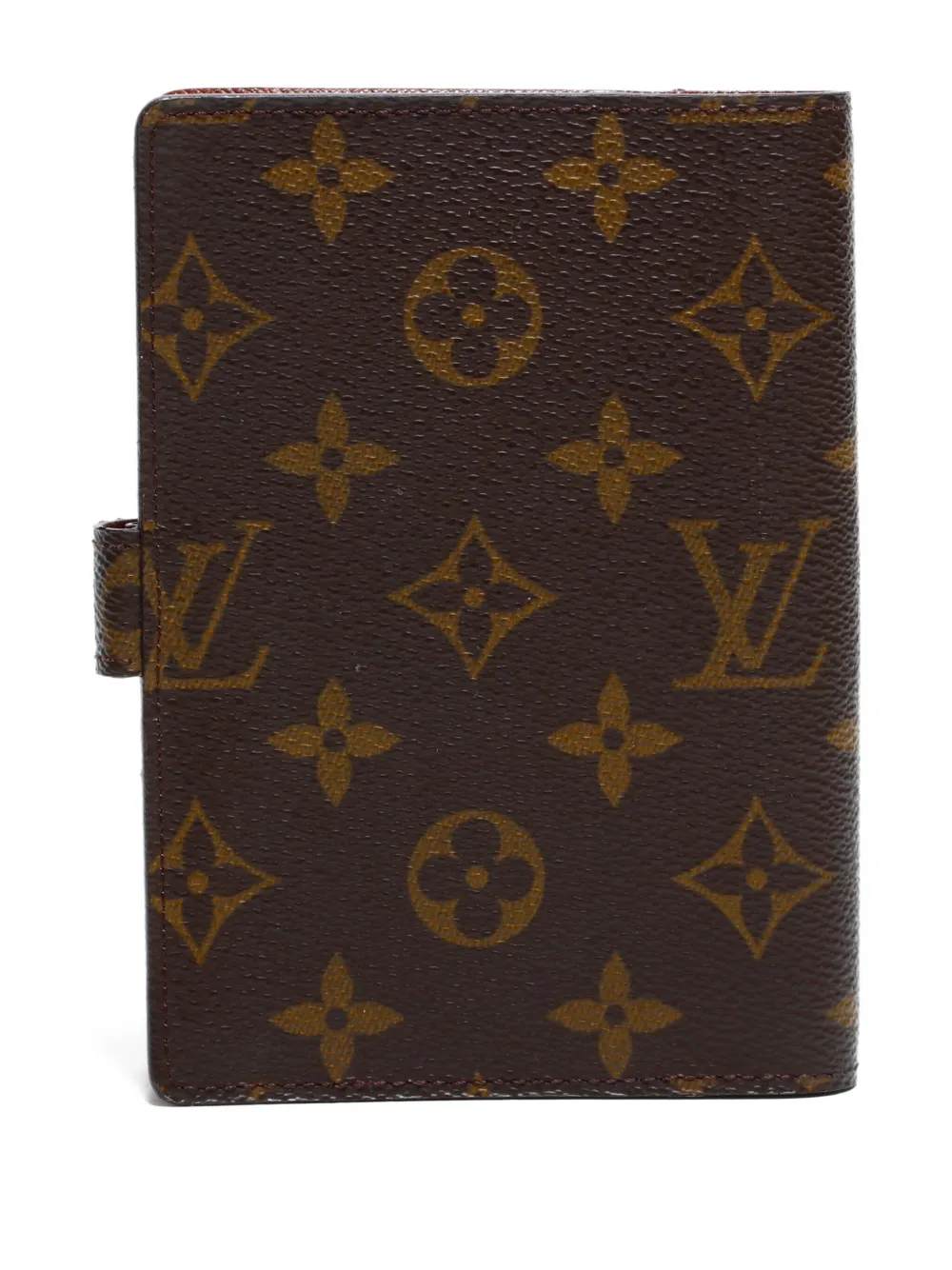 Pre-owned Louis Vuitton 2001 Agenda Pm Notebook In Brown