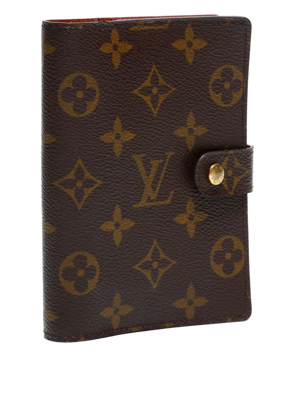 Pre-owned Louis Vuitton 2001 Agenda Pm Notebook In Brown