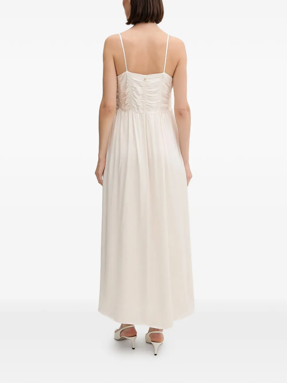  Pedro Del Hierro V-neck Maxi Dress - Neutrals 