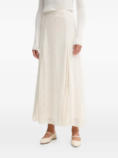 Pedro Del Hierro white maxi skirt