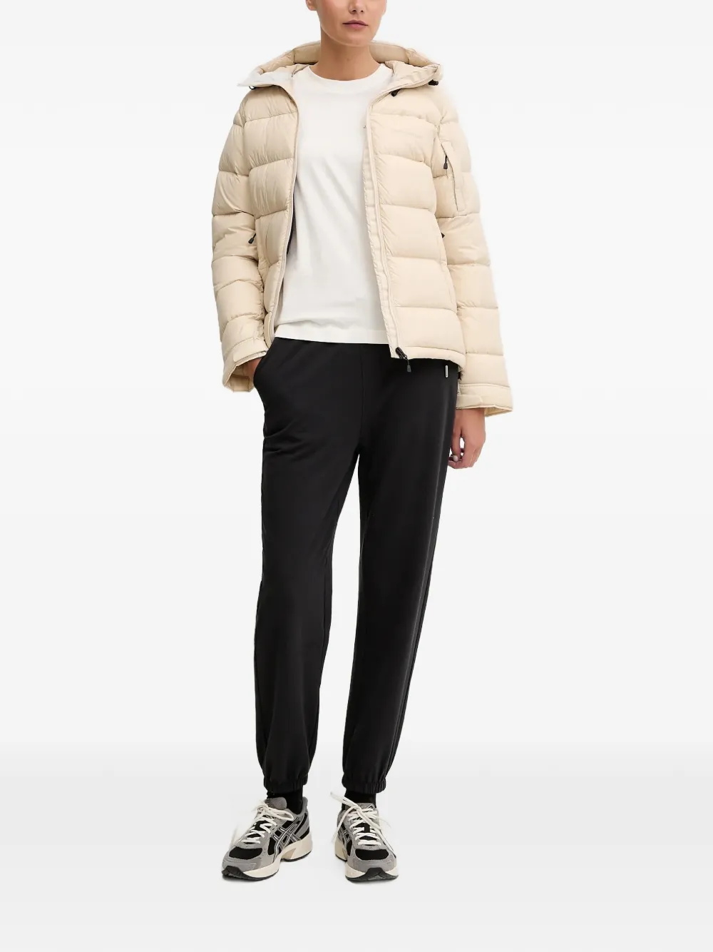  Peak Performance Hooded Padded Jacket - Neutrals 