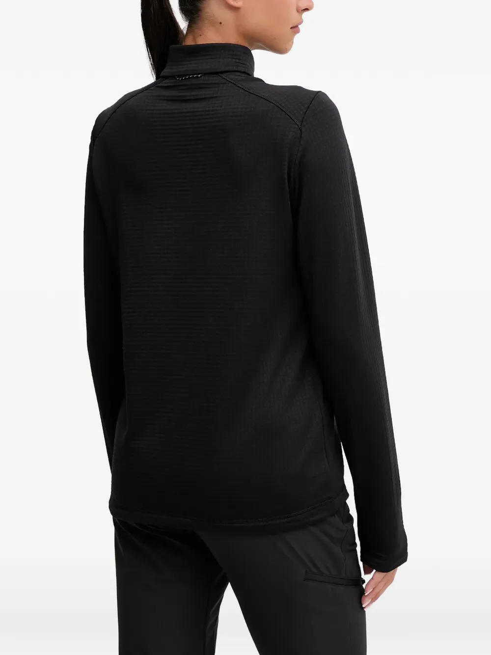  Peak Performance Half-zip Moc-neck Sweatshirt - Black 