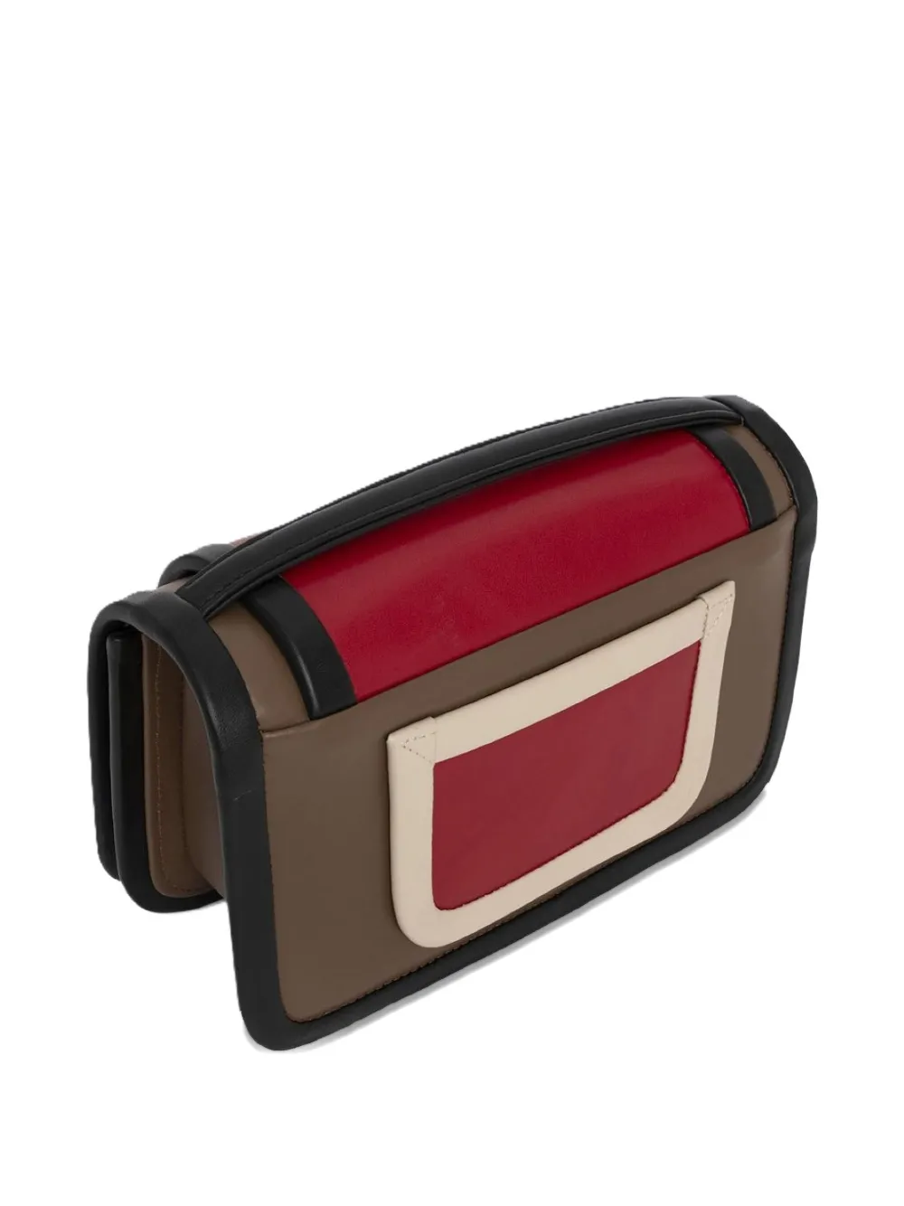 Pierre Hardy Maxi Alpha Cross Body Bag In Brown