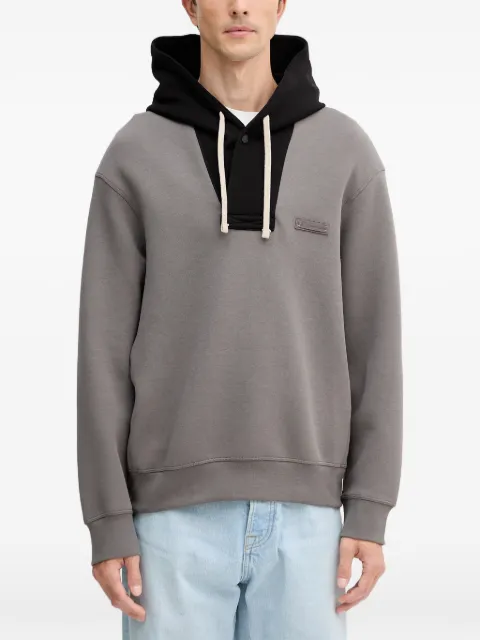 Armani Exchange colourblock hooded sweater 