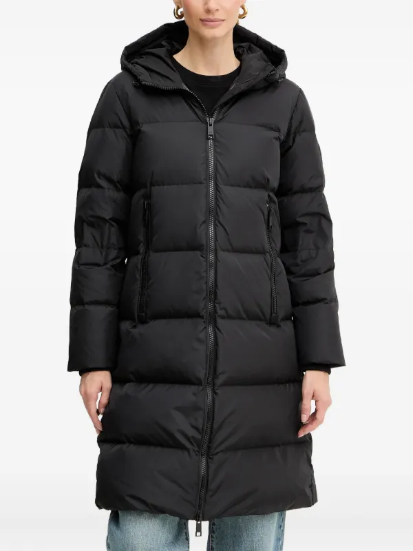 Armani Exchange Jaqueta Matelassê Com Capuz | Preto | FARFETCH BR