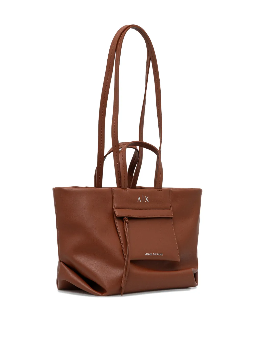 Armani Exchange logo-detail shoulder bag - Bruin