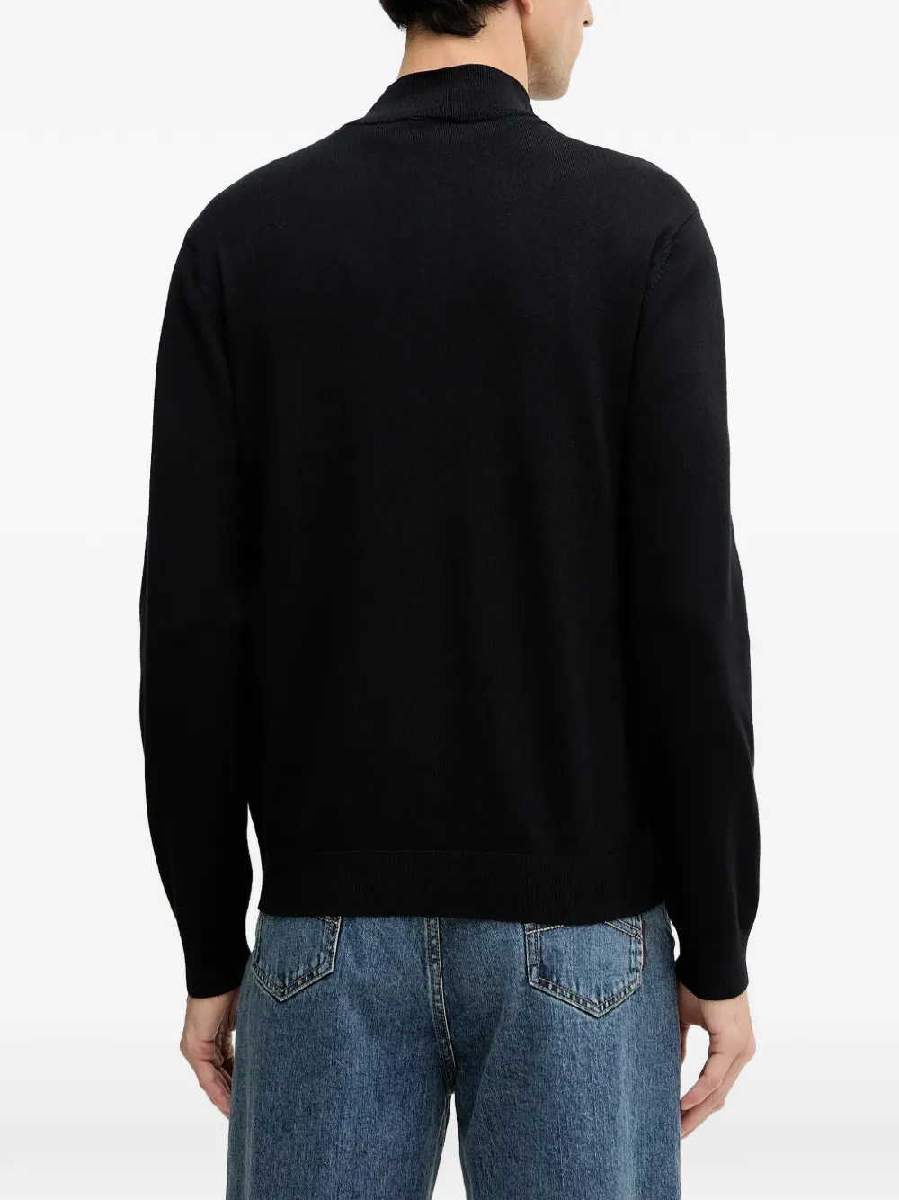  Armani Exchange Zip-fastening Cardigan - Blue 