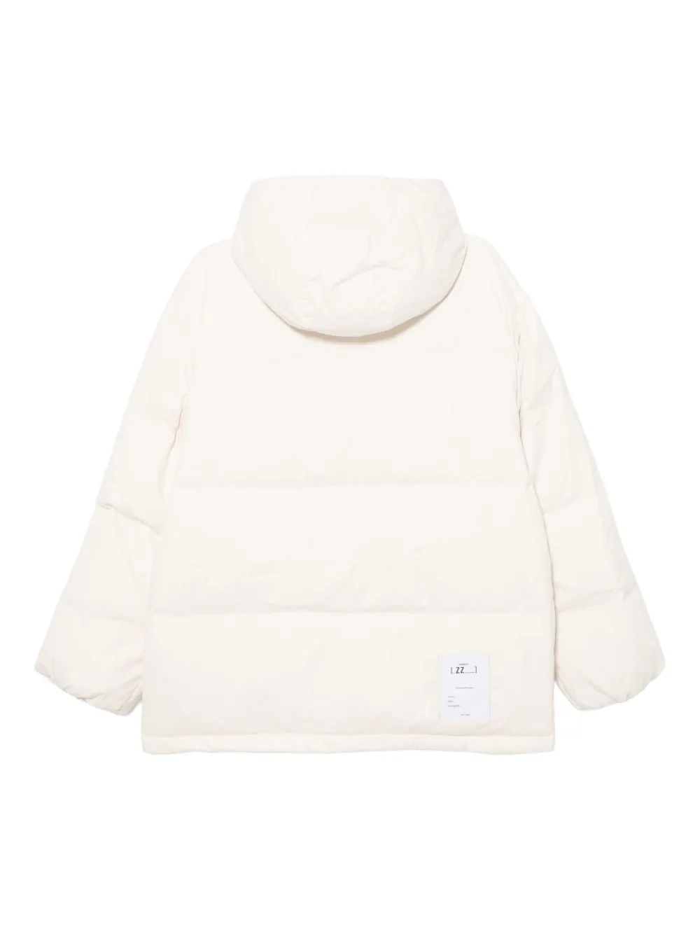 Izzue Logo-embroidered Puffer Jacket In Neutral