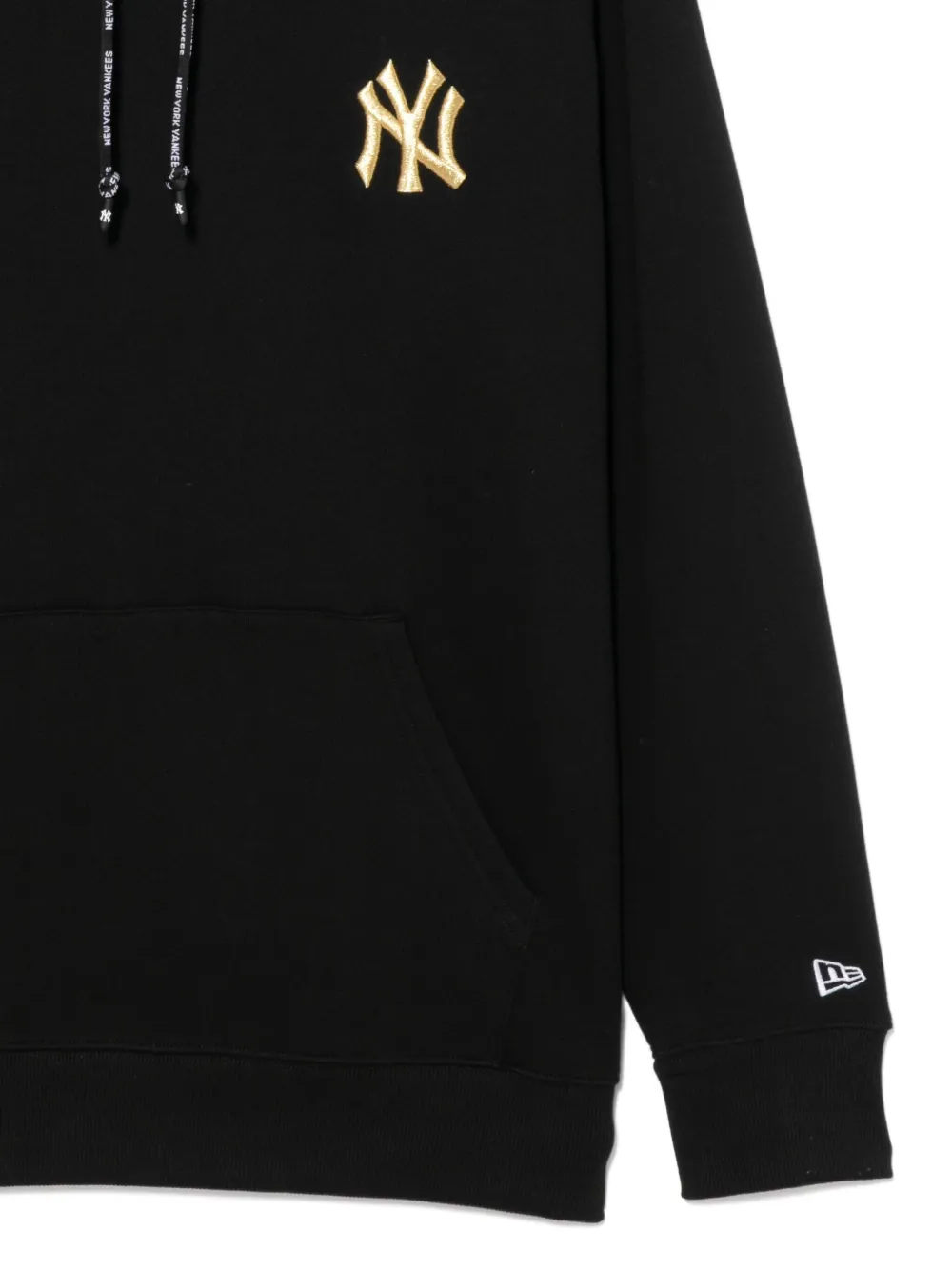 NEW ERA CAP Hoodie met geborduurd logo Zwart