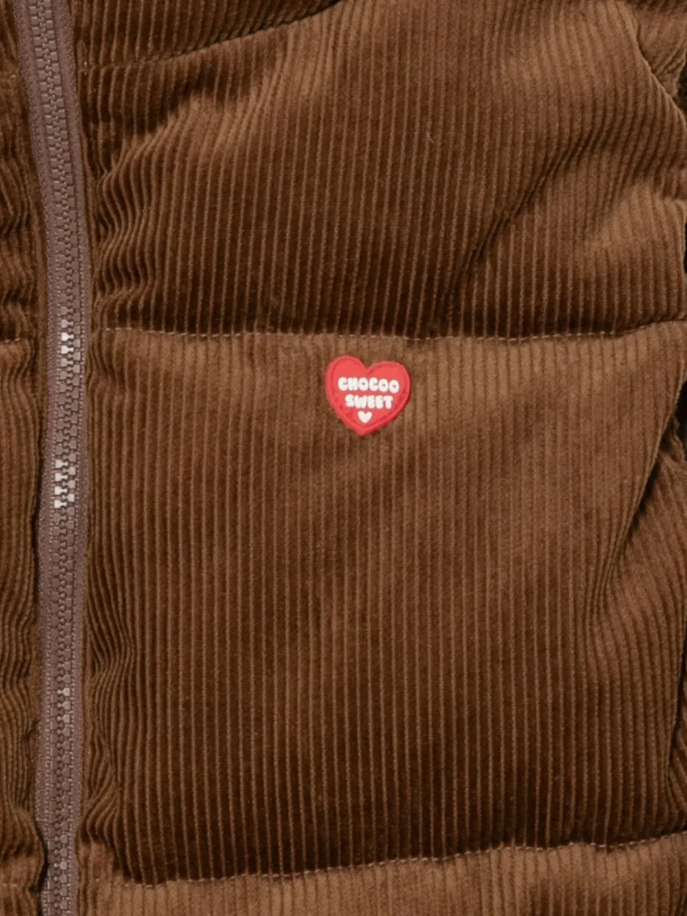 Chocoolate Weste Mit Logo-prägung In Brown
