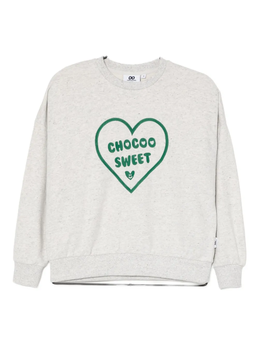 Chocoolate Sweatshirt Mit Logo-stickerei In Gray