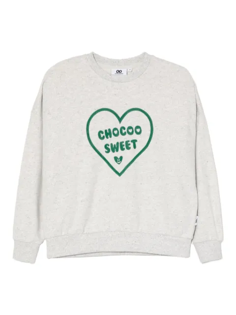 CHOCOOLATE logo-embroidered sweatshirt