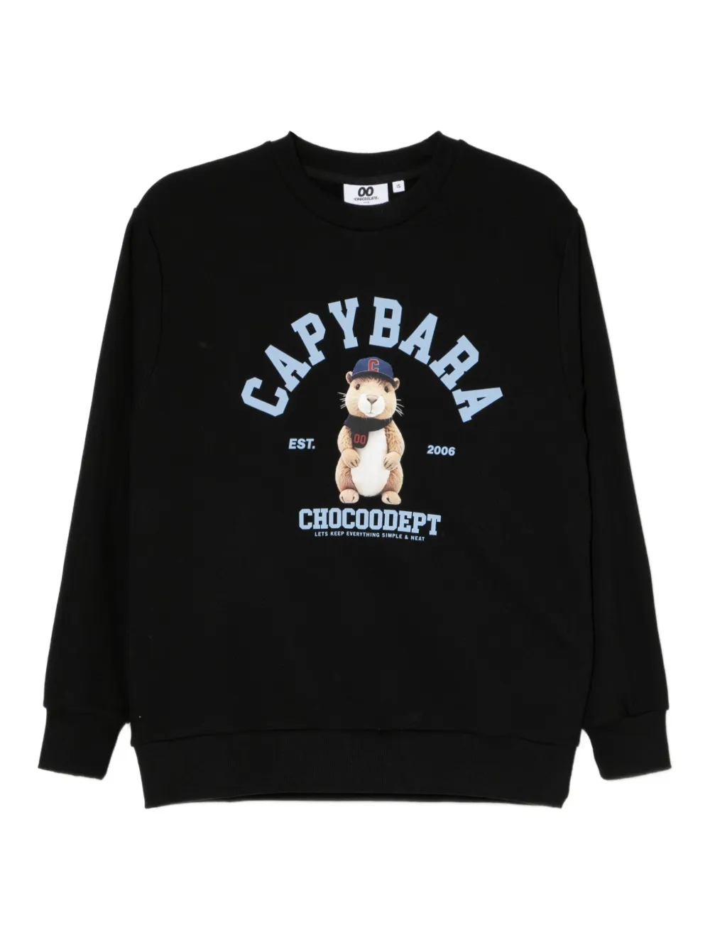 CHOCOOLATE sudadera con estampado gráfico | negro | Image 1