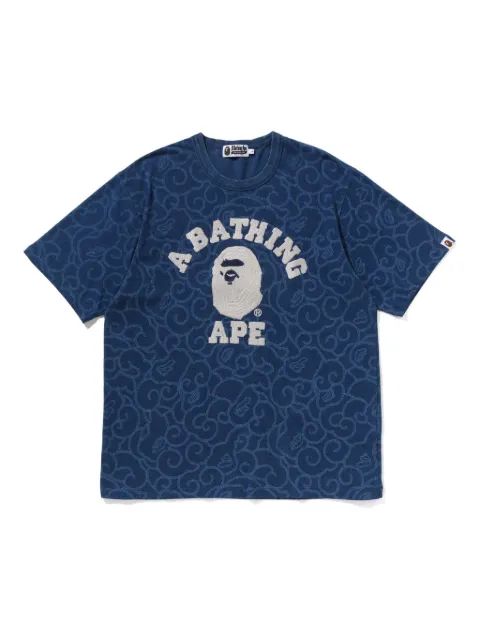 A BATHING APE® T-Shirt mit Logo-Stickerei