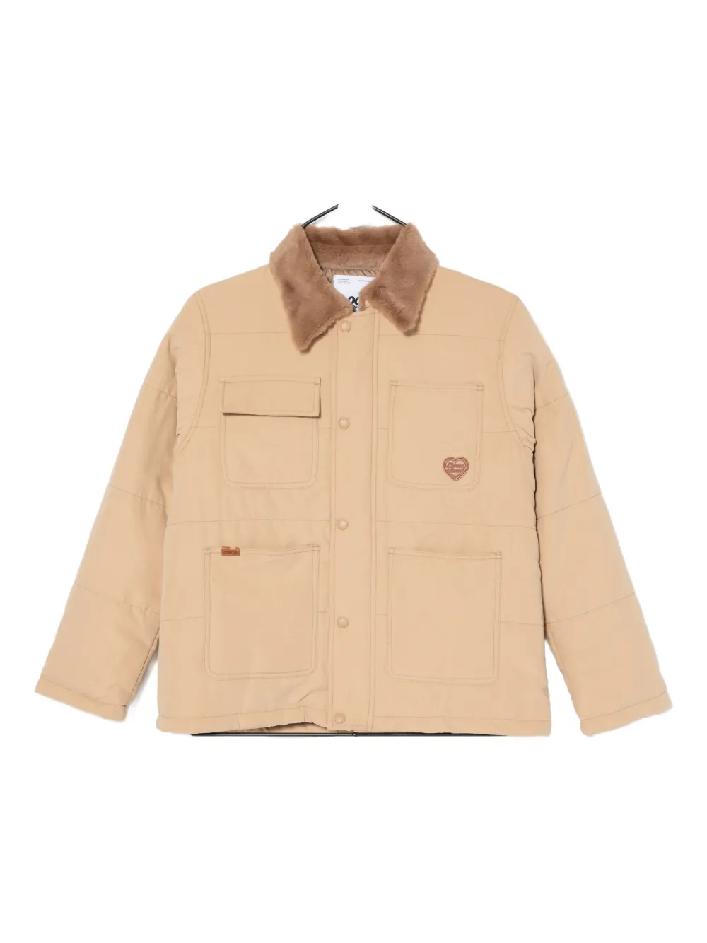Chocoolate Jacke Mit Logo-patch In Brown