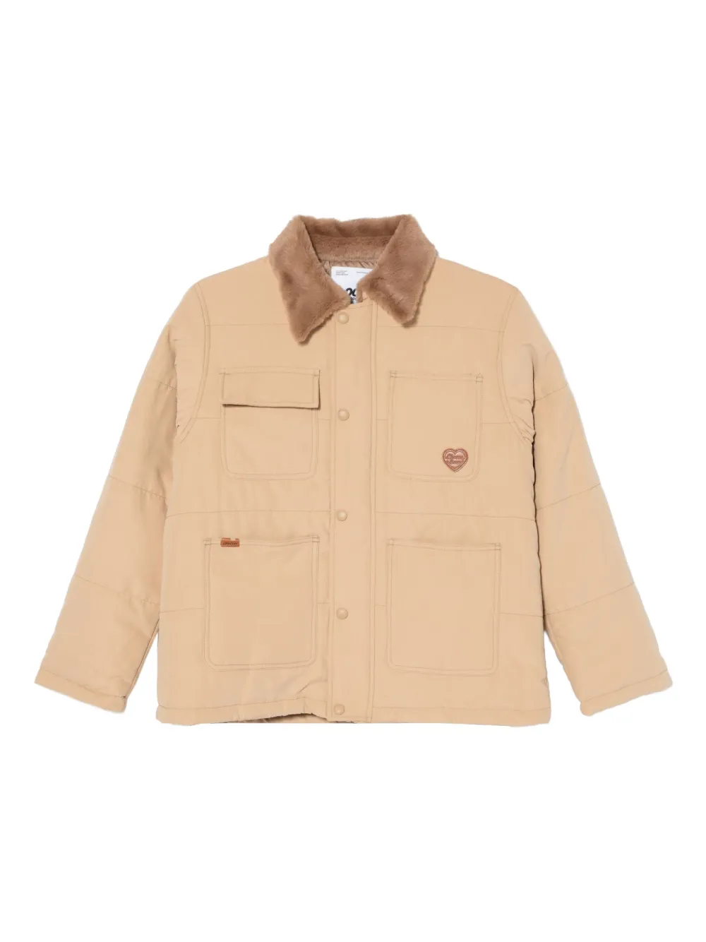 CHOCOOLATE logo-patch jacket | Neutrals | Image 1
