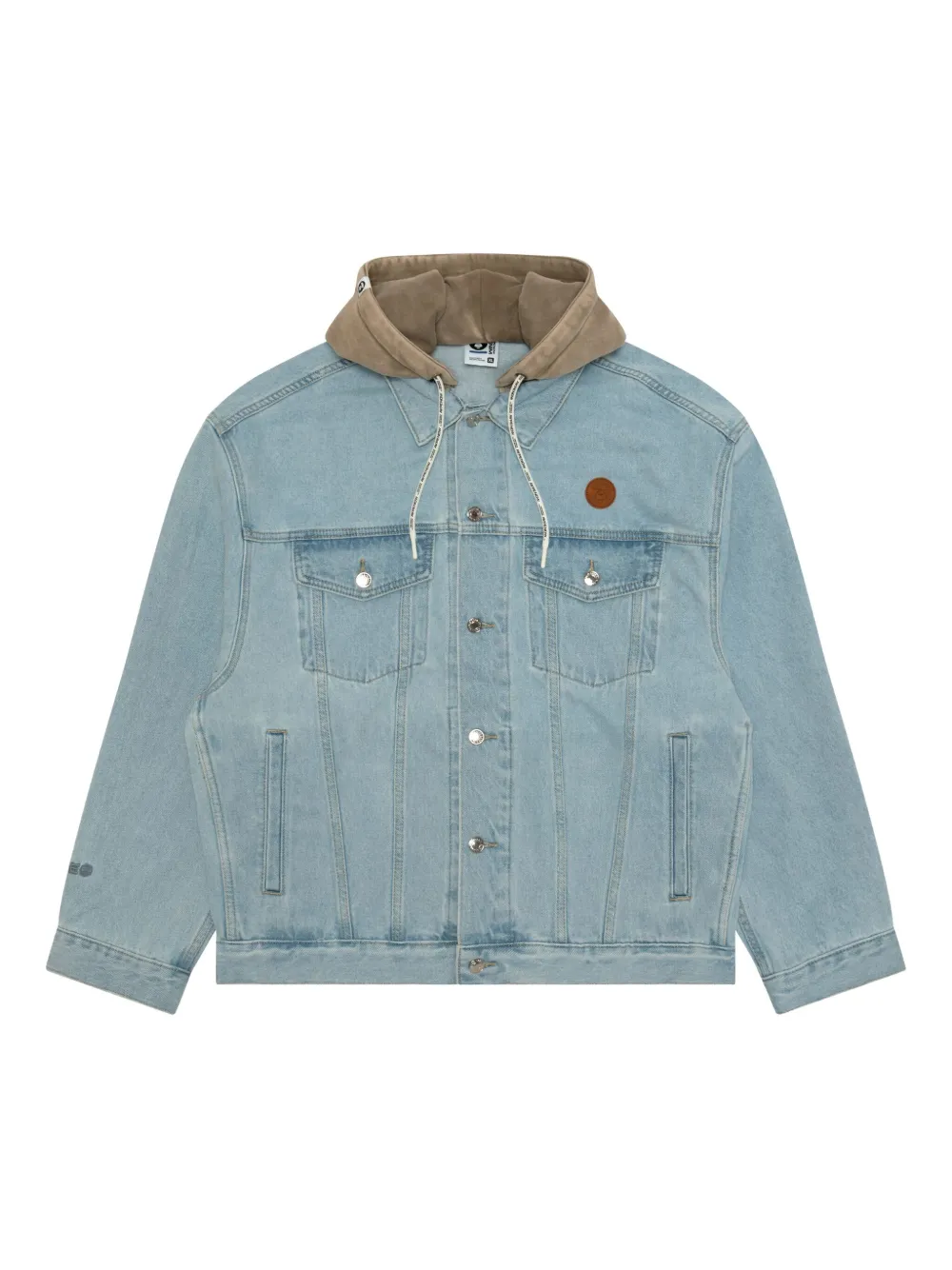 AAPE BY *A BATHING APE® chamarra de mezclilla con capucha | azul | Image 1