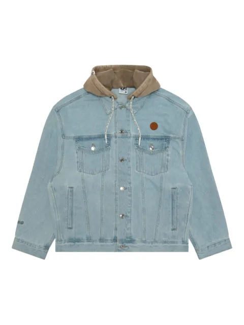 AAPE BY *A BATHING APE® chamarra de mezclilla con capucha