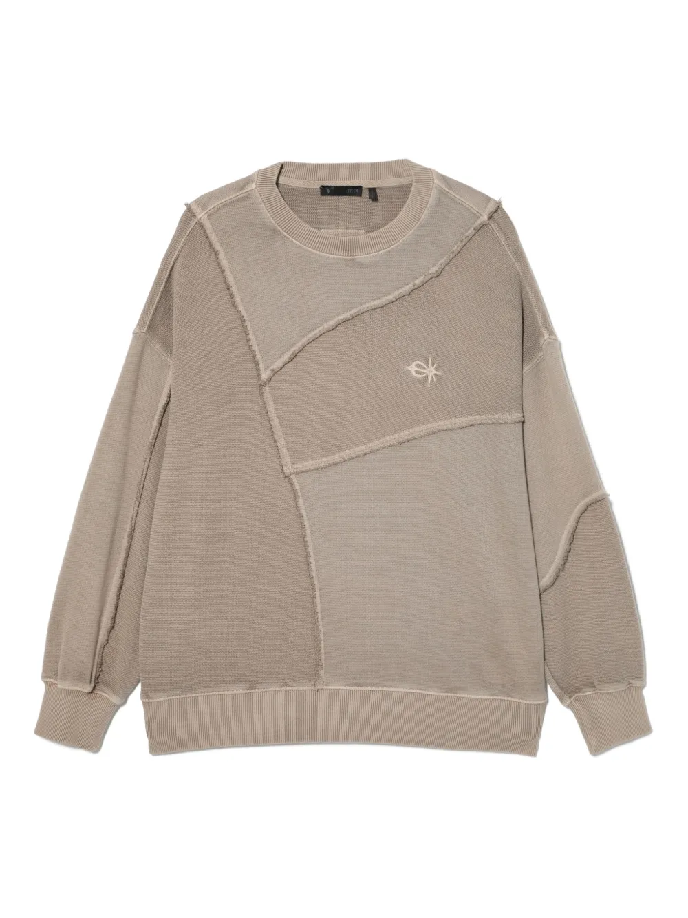 FIVE CM logo-patch sweatshirt | Neutrals | Image 1