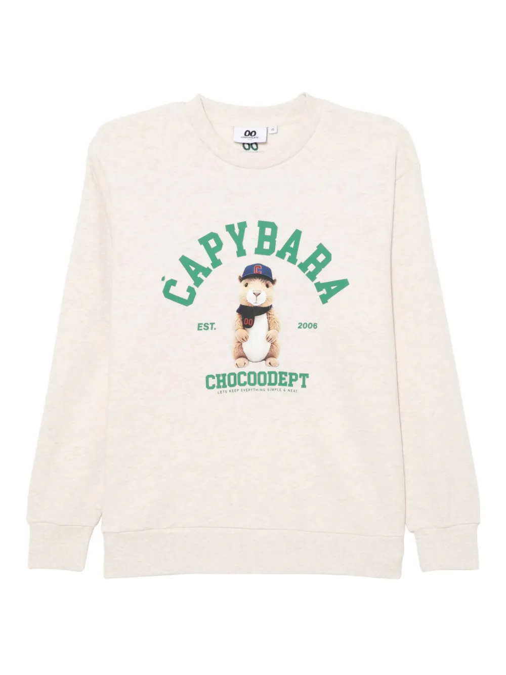 CHOCOOLATE sudadera con estampado gráfico | neutro | Image 1