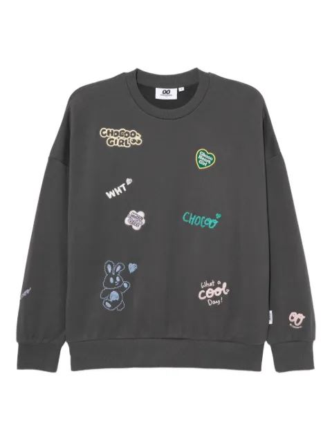 CHOCOOLATE sudadera con logo bordado