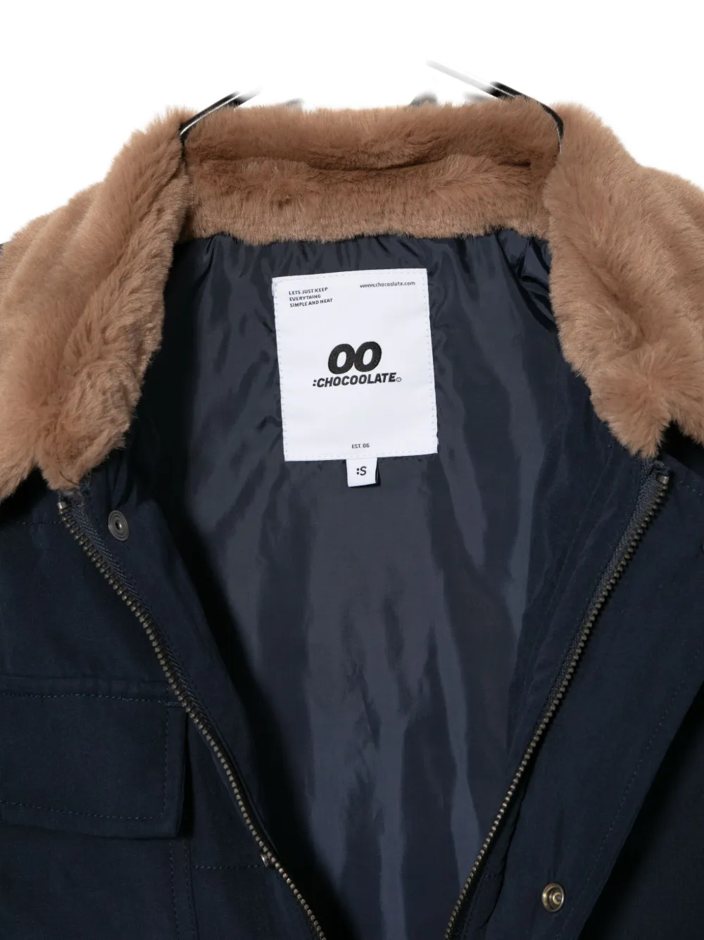 Chocoolate Jacke Mit Logo-patch In Blue