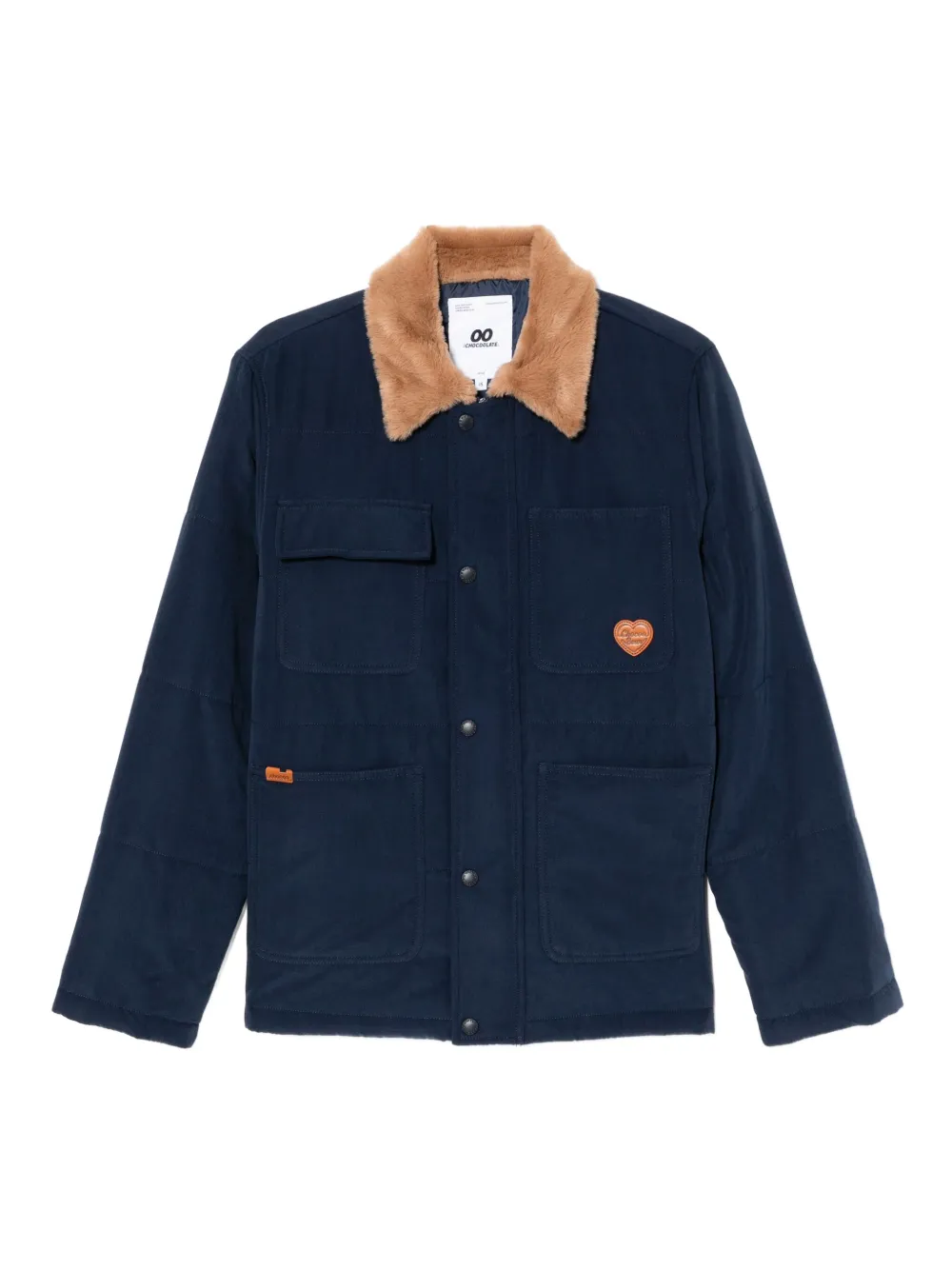 CHOCOOLATE logo-patch jacket | Blue | Image 1