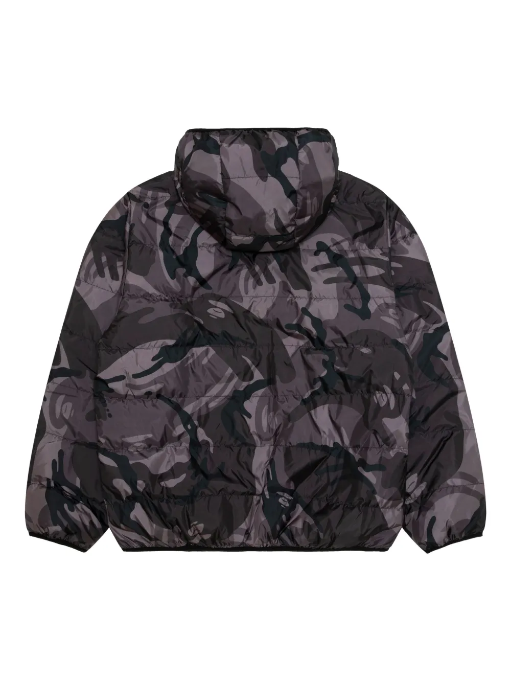 AAPE BY *A BATHING APE Jack met capuchon en logopatch Zwart