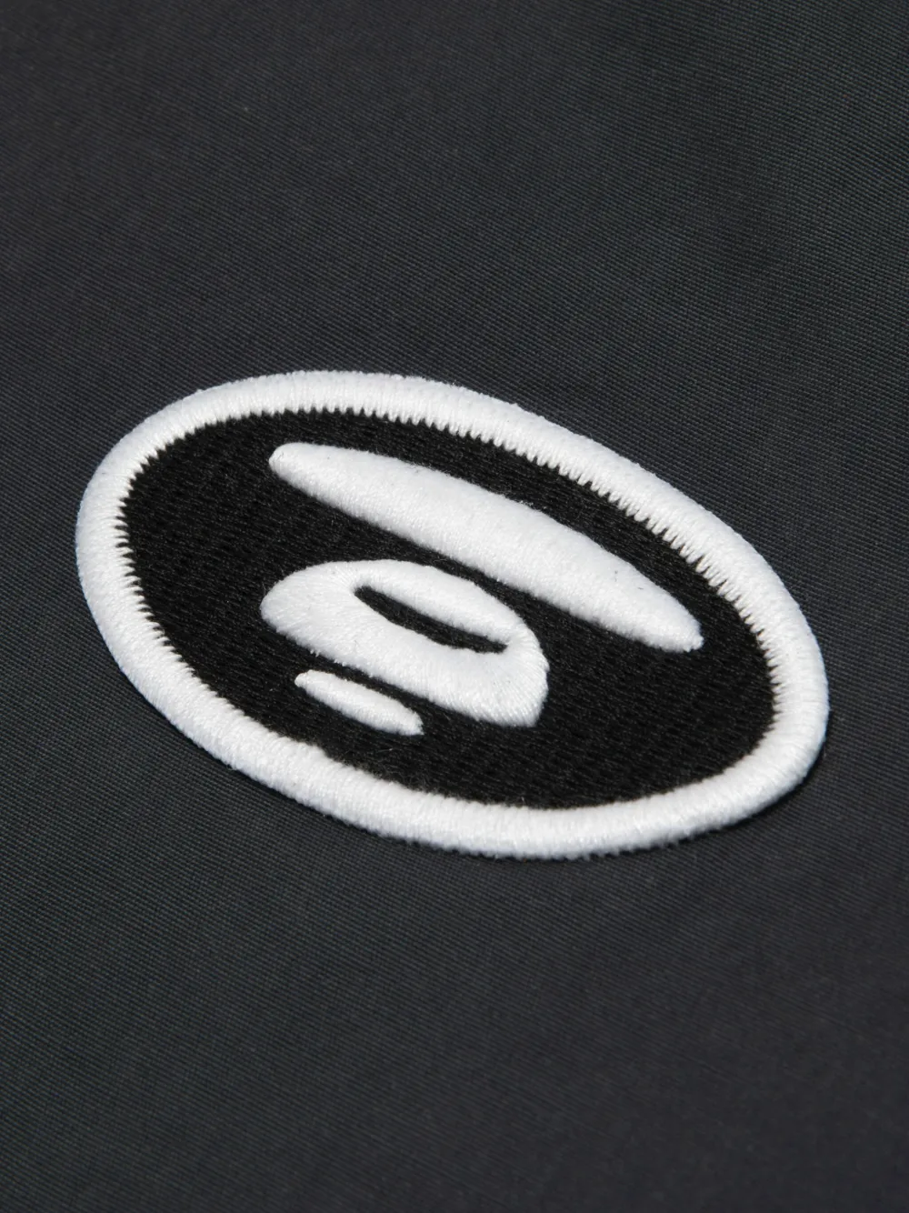 AAPE BY *A BATHING APE Jack met capuchon en logopatch Zwart