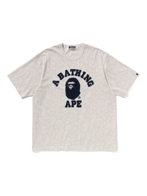 A BATHING APE® logo-embroidery T-shirt