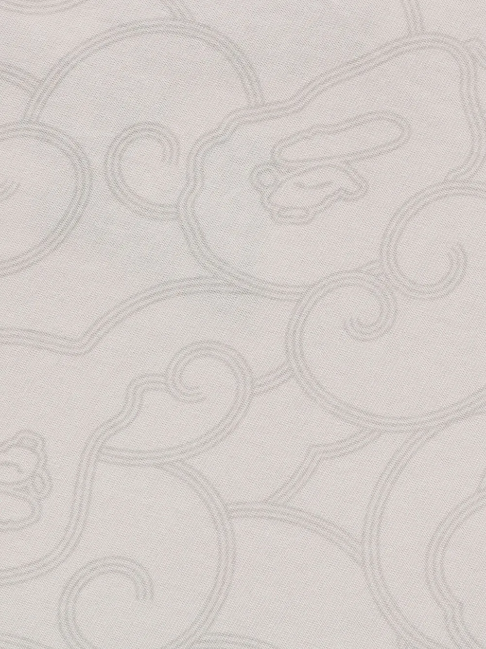 A BATHING APE T-shirt met geborduurd logo Beige