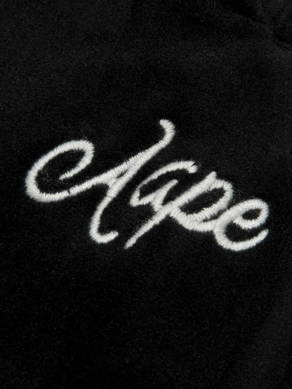 AAPE BY *A BATHING APE Broek met geborduurd logo en band Zwart