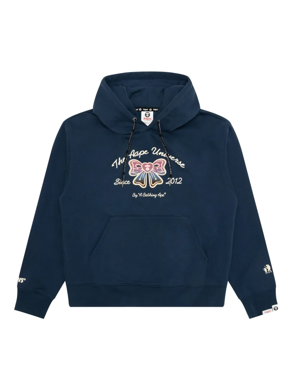 AAPE BY *A BATHING APE® graphic-print hoodie | Blue | Image 1