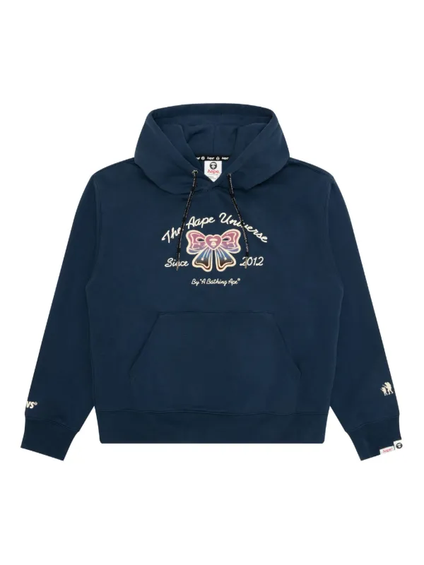 A BATHING APE® グラフィック パーカー | ブルー | FARFETCH JP