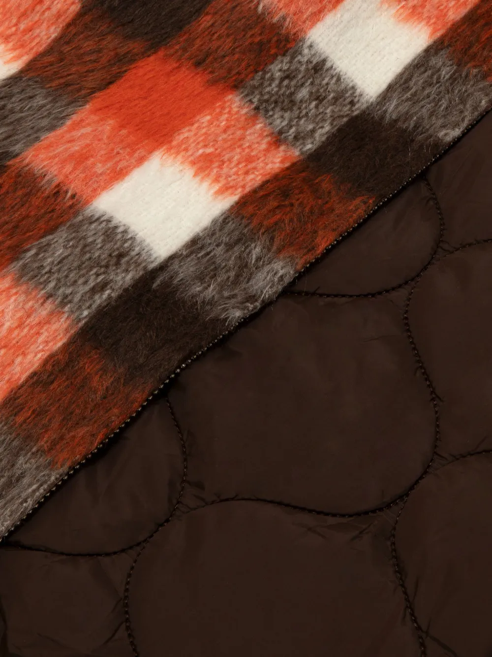 Aape By A Bathing Ape Check Hooded Jacket In Multi