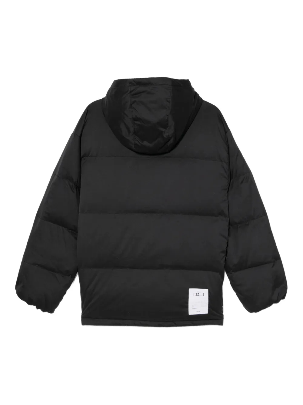Izzue Logo-embroidered Puffer Jacket In Black
