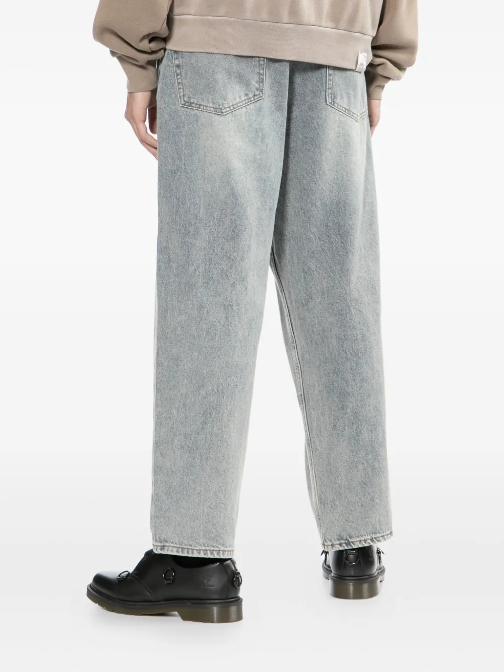 Chocoolate Jeans Mit Bärenstickerei In Blue