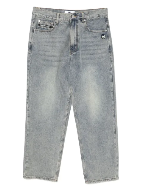 CHOCOOLATE bear-embroidered jeans