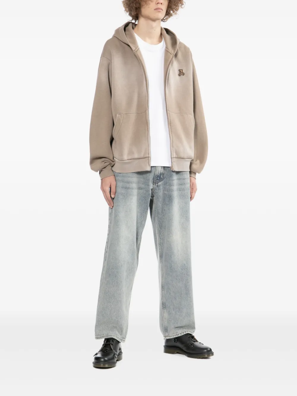 CHOCOOLATE bear-embroidered jeans | Regular & Straight-Leg Jeans | Image 2