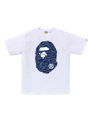 bape white camo t shirt