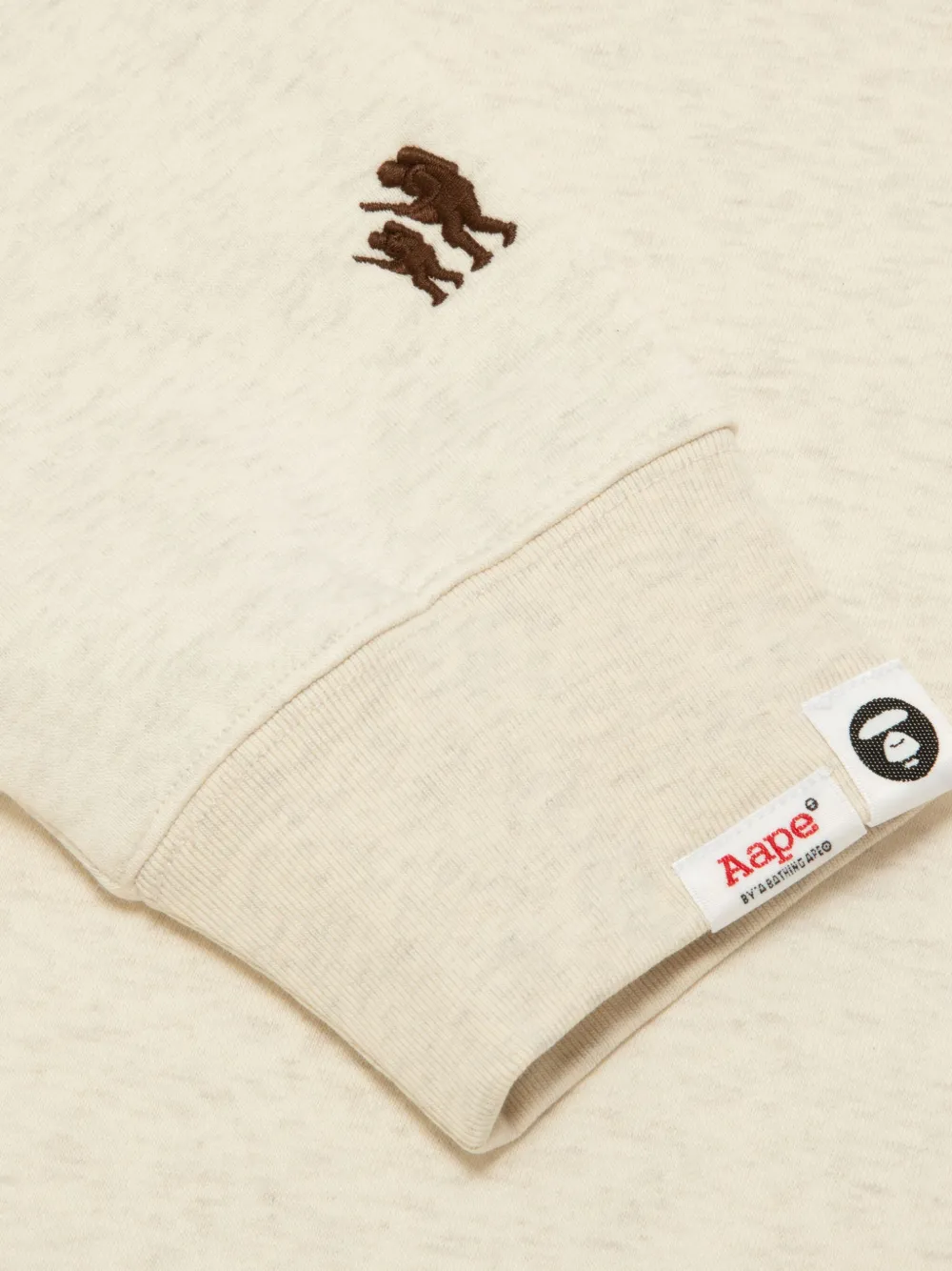 Aape By A Bathing Ape Graphic-print Hoodie In Neutral