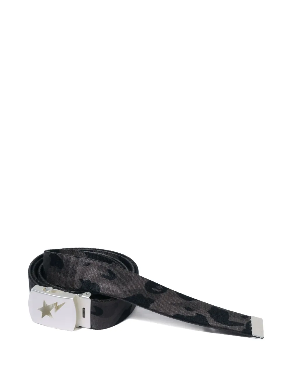 A BATHING APE camouflage-pattern belt - Zwart