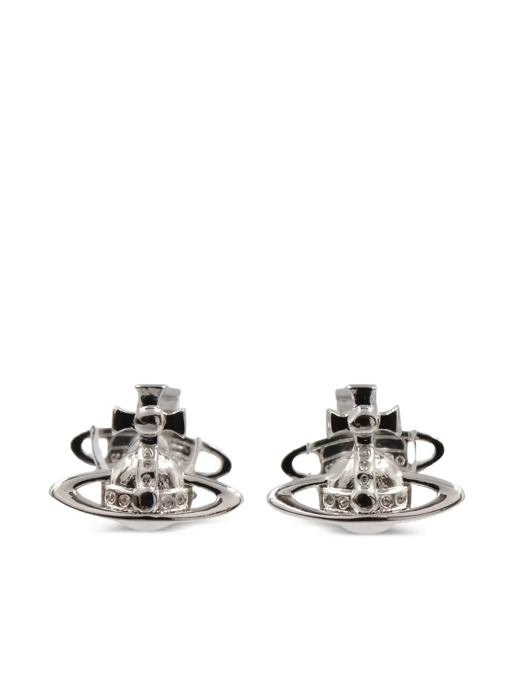 Vivienne Westwood aretes con aplique Orb | plateado | Image 1