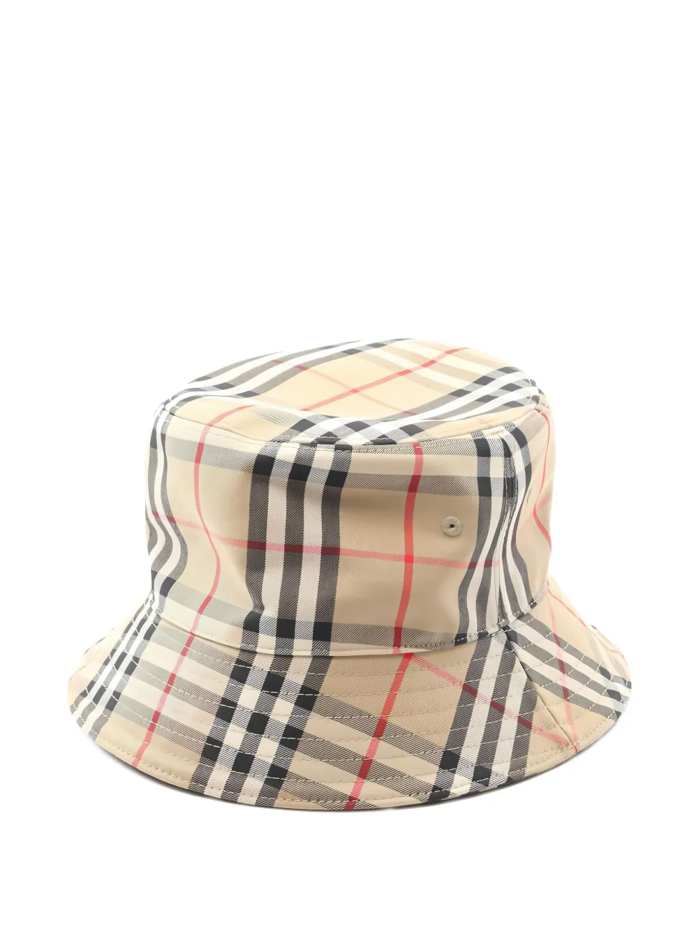 Burberry Pre-Owned 2020s Vintage Check-pattern bucket hat - ニュートラル Burberry Pre-Owned 2020s Vintage Check-pattern bucket hat - ニュートラル