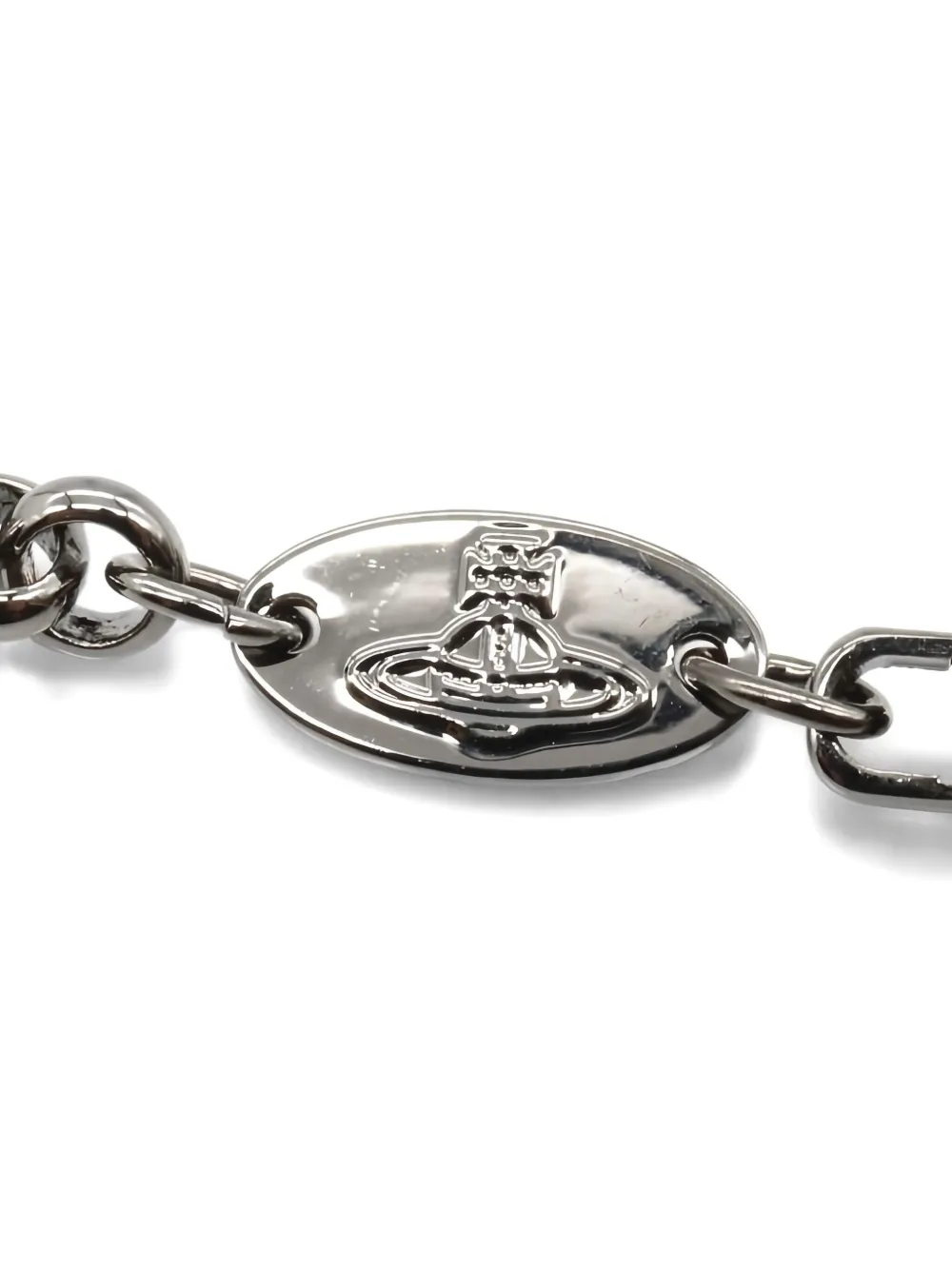 Pre-owned Vivienne Westwood 2020s Orb Chain Bracelet In Silver