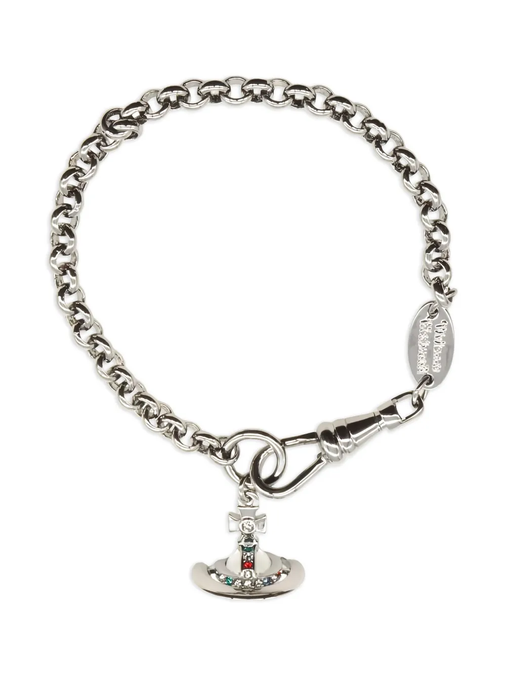 Vivienne Westwood Pre-Owned 2020s Orb chain bracelet | Silver | Image 1