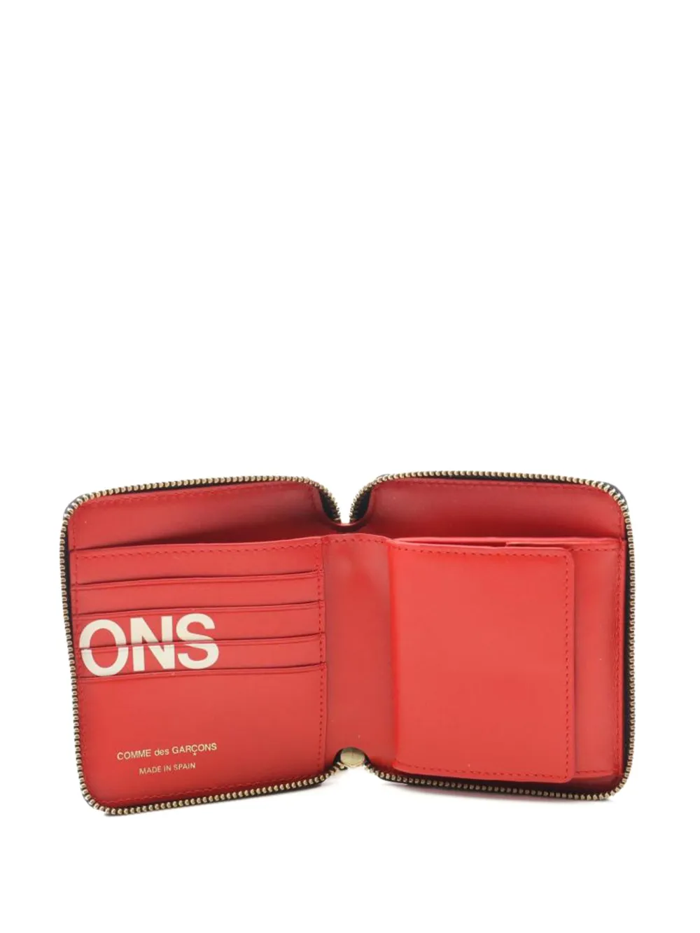 2020s Logo Zipper Leather Wallet