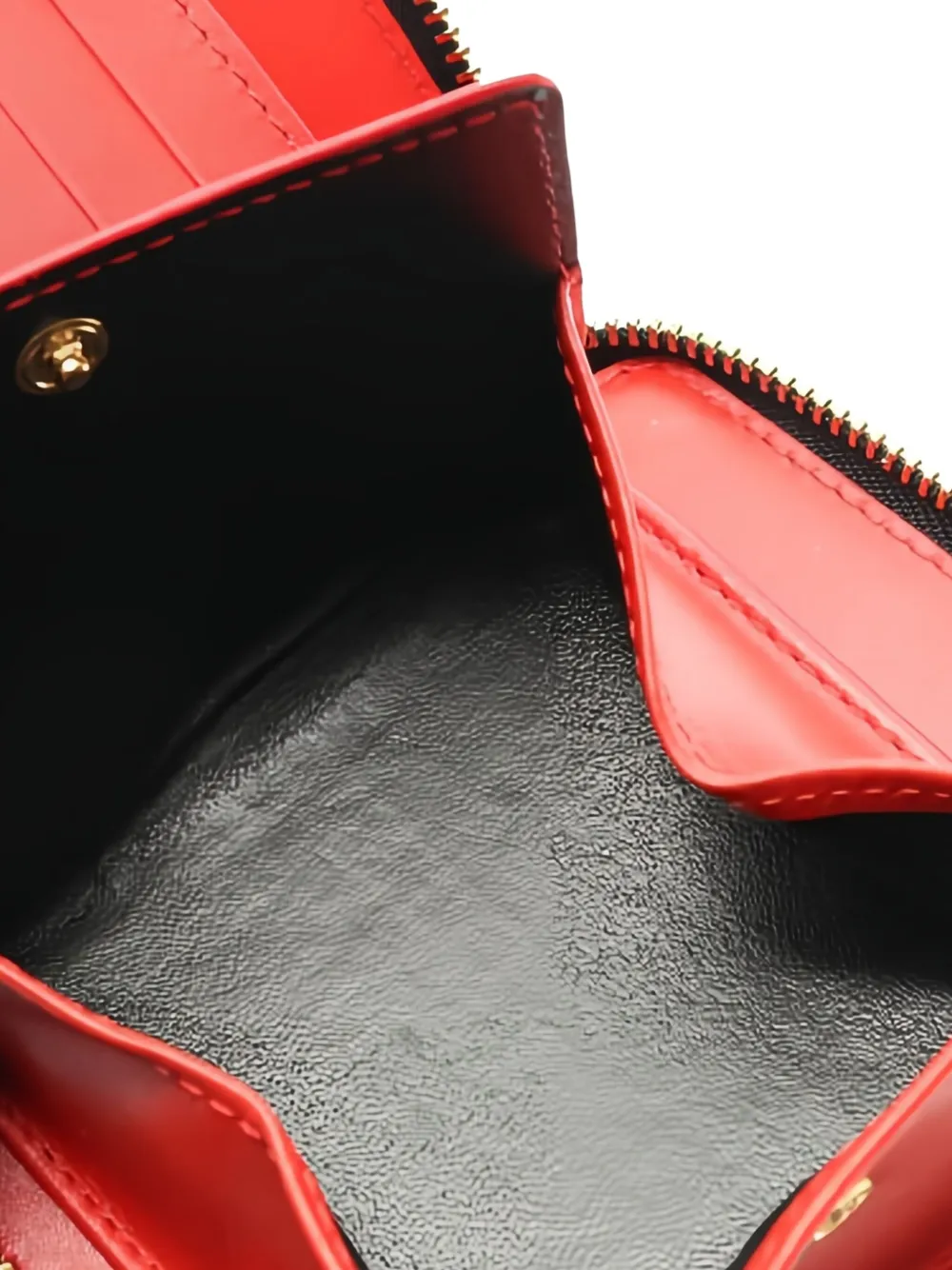 2020s Logo Zipper Leather Wallet