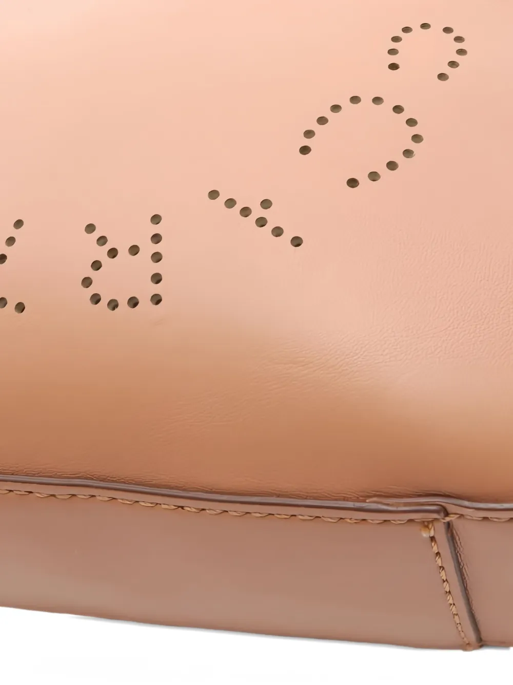 Pre-owned Stella Mccartney 2010s Logo Mini Camera Shoulder Bag In Neutral
